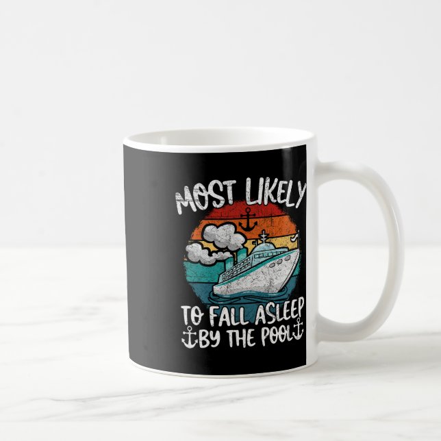 Mug Croisière Amusante En Famille Les Plus Susceptible (Droite)