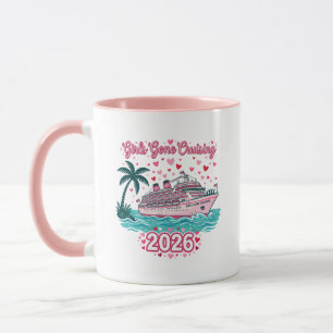 Mug Croisière de fête de vacances Girls Gone Cruising