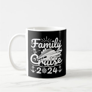 Mug Croisière en famille 2024 Cool Funny Voyage en fam