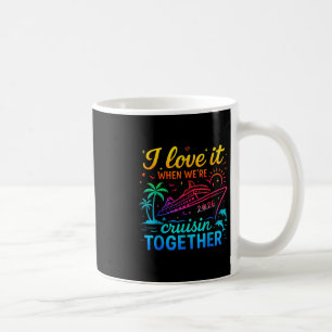 Mug Croisière en famille 2026 J'adore quand on fait un