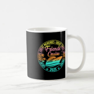 Mug Croisière entre amis 2025 Voyage de vacances Crois