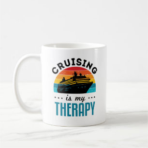 Mug Croisière Est Ma Thérapie Croisière Vacances Navir