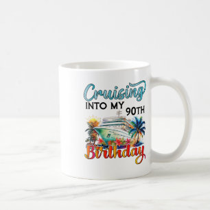Mug Croisière pour mon 90e anniversaire Croisière Anni
