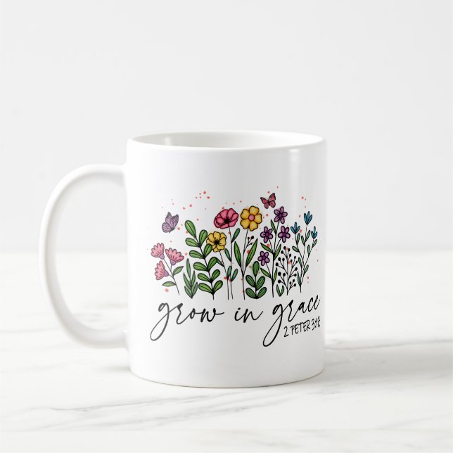 Mug Croissance dans la motte de grâce (Gauche)