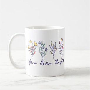 Mug Croissance des pensées positives Fleur sauvage Flo