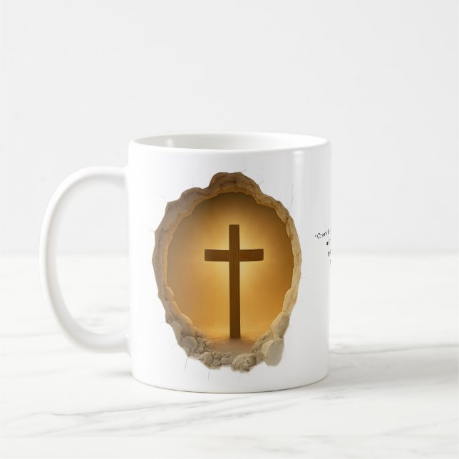 Mug Croix Chrétienne 3D  (Gauche)