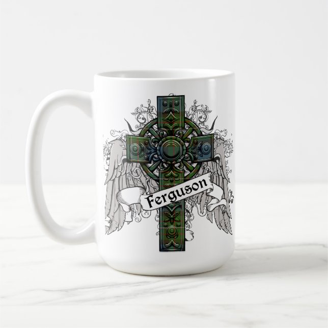 Mug Croix de Tartan Ferguson (Gauche)