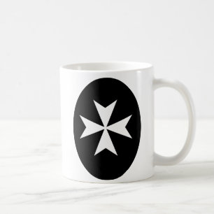 Mug Croix maltaise blanche