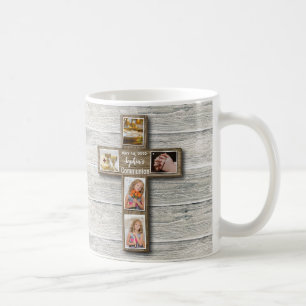 Mug Croix Rustique Bois Première Sainte Communion Phot