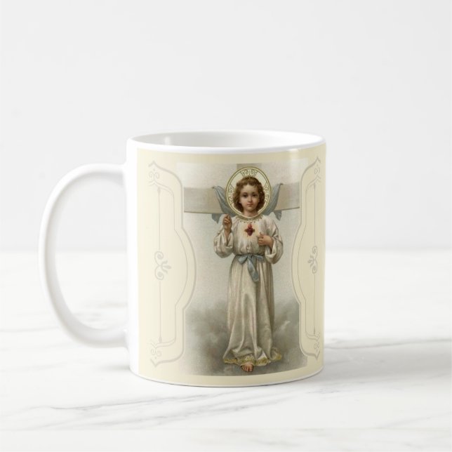 Mug Croix sacrée de coeur de Jésus-Christ (Gauche)
