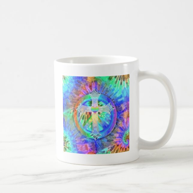 Mug Croix, signe de paix (Droite)