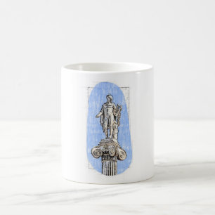 Mug Croquis aquarelle de la statue d'Apollon