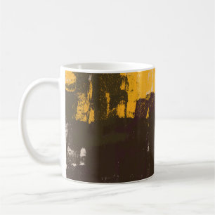 Mug Croquis artistique créatif, texture colorée.