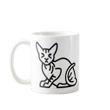 Croquis de chat Sphinx