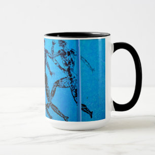 Mug Croquis de mise au point de marathon d'Athènes