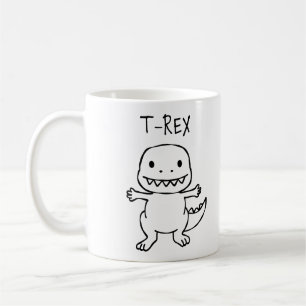 Mug Croquis T-Rex T-Pose