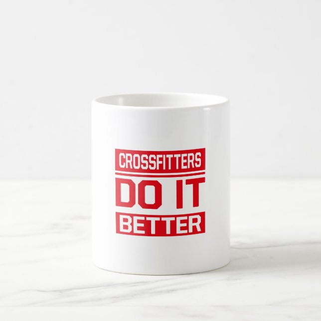 Mug Crossfitters le font mieux - Crossfit (Centre)