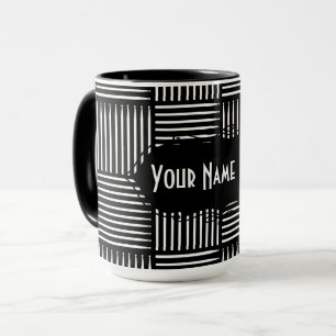 Mug Crosshatch à tige