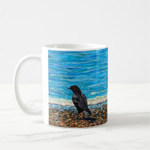 Mug Crow on the Beach 2 Peinture