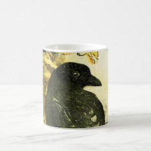 Mug Crow vintage Perché sur une branche Theo van Hoyte