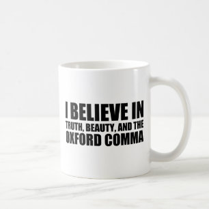 Mug Croyez en l'Humour Oxford Comma