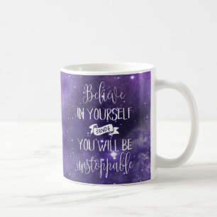 Mug Croyez en vous-même la citation