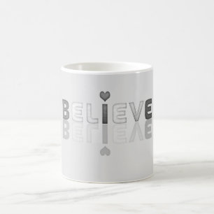 Mug Croyez le Mot Inspirationnel Art Design