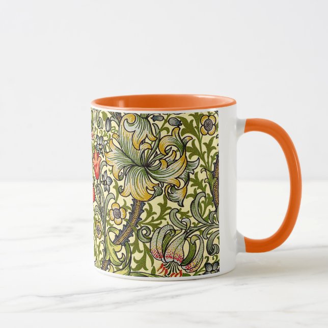 Mug Cru d'or William Morris de lis (Droite)