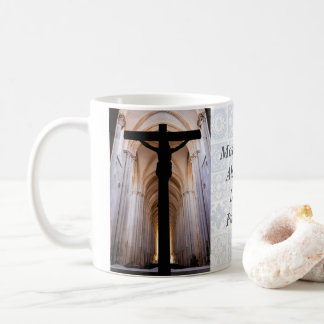 Mug Crucifix avec Jésus-Christ. Abbaye gothique d'Alco
