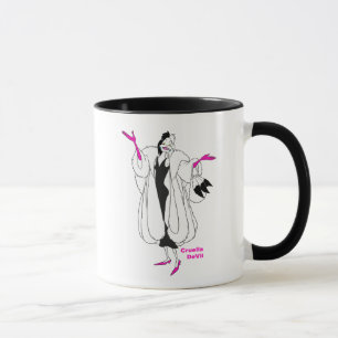 Mug Cruela de Vil Accessoires Magenta