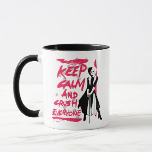 Mug Cruella  Restez calme et écrasez tout le monde