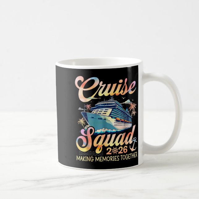 Mug Cruise Squad 2026 Family Group Matching Summer Vac (Droite)