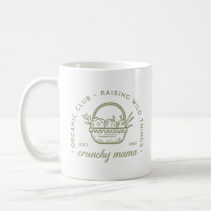 Mug Crunchy maman bio végétarien vert écologique écolo