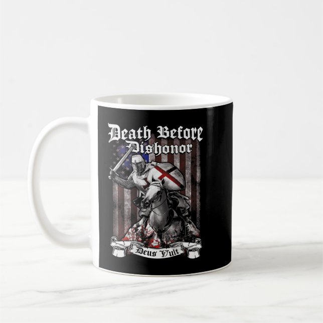 Mug Crusader Knight Templier Guerrier De Dieu Je Crain (Gauche)