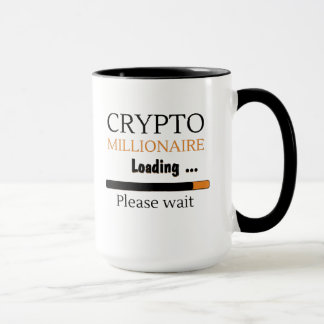 Mug Crypto Millionaire Chargement drôle trading nft