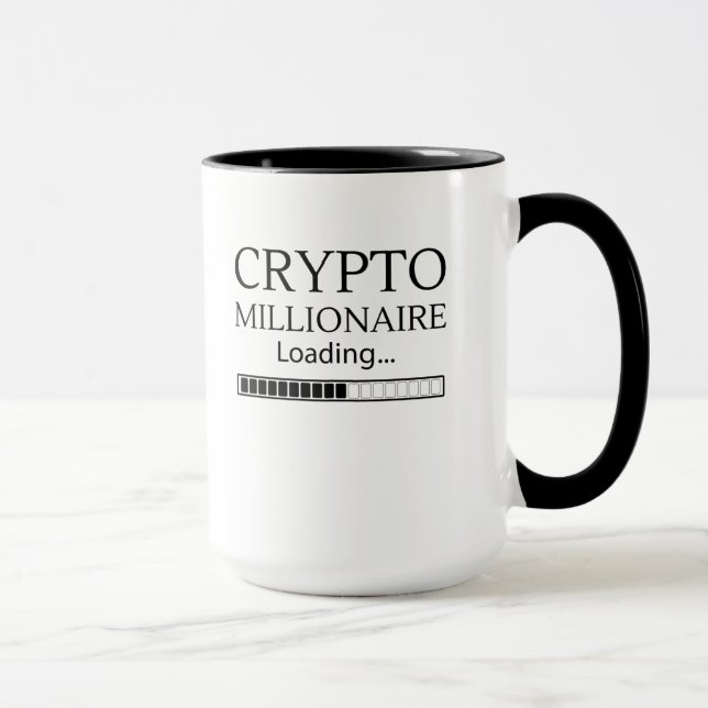 Mug Crypto Millionaire Chargement Veuillez patienter (Droite)
