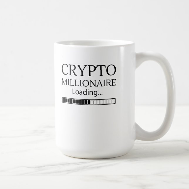 Mug Crypto Millionaire Chargement Veuillez patienter (Droite)