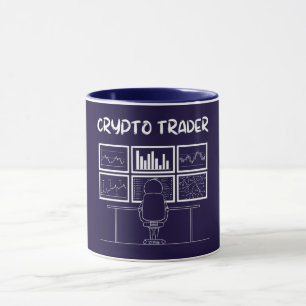 Mug Crypto Trader Funny Logo