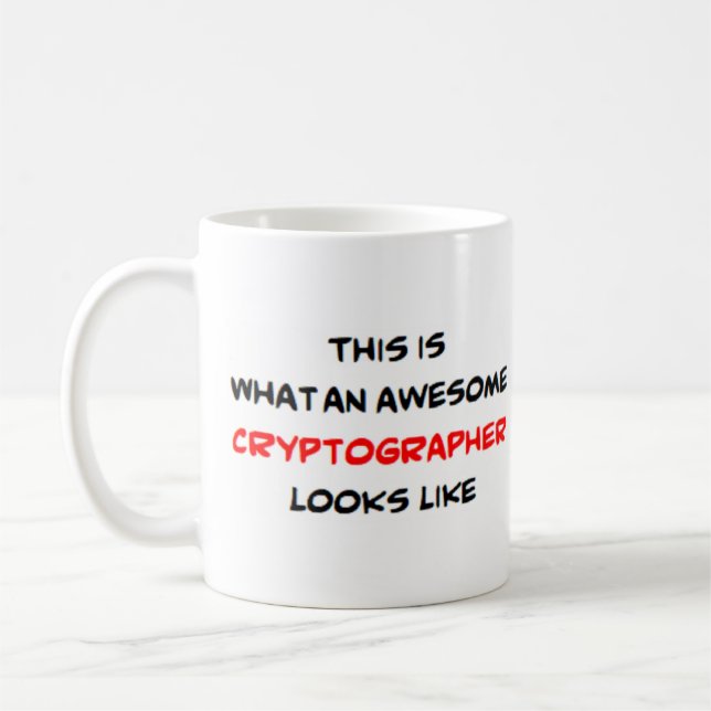 Mug cryptographe, génial (Gauche)