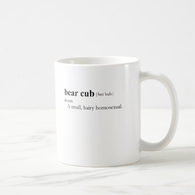 Mug CUB DE L'OURS (définition) (Droite)
