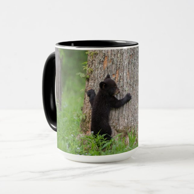 Mug Cube d'ours noir | Great Smoky Mountains (Devant gauche)