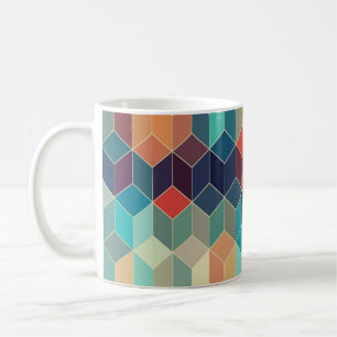 Mug Cubes géométriques Hipster : arrière - plan de mos