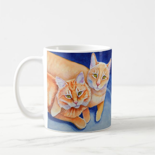 Mug Cuddin de Tabby Orange (Gauche)