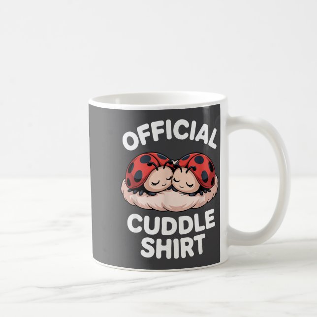 Mug Cuddle Shirt Cute Ladybug Couple Cozy  (Droite)