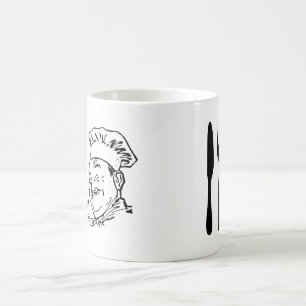 Mug Cuillère Cuillère Cuillère Couteau Noir