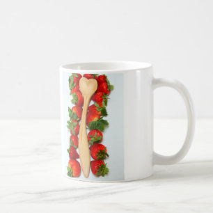 Mug Cuillère de coeur fraise