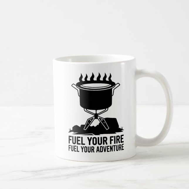 Mug Cuisine de camping aventure Conception graphique d (Droite)