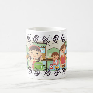 Mug Cuisine de cuisson Maman Fille Nourriture