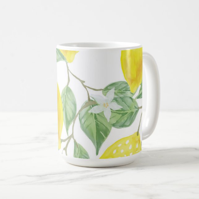 Mug Cuisine design citron (Devant droit)
