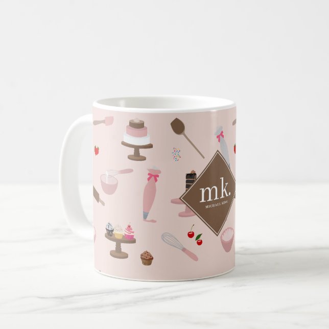 Mug Cuisine et Cuisine Ustensiles Boulangerie Cuisine  (Devant gauche)